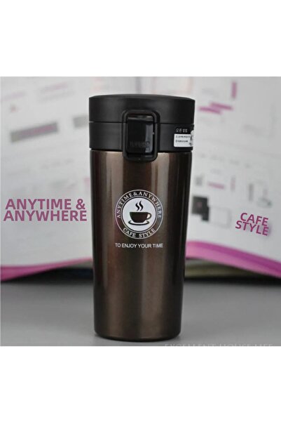 Elzemshop Locked Double Layer Stainless Steel Thermos Cup Vehicle Coffee Tea ...