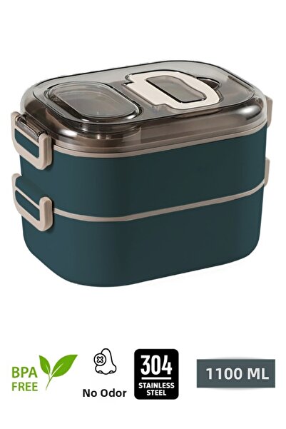 Vagonlife Adding Colour Two-Tiered - with Sauce Bowl - Stainless Steel Easy-L...