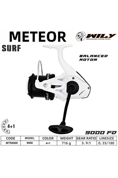 Wily Μηχανή ψαρέματος Meteor 9000 1 bb