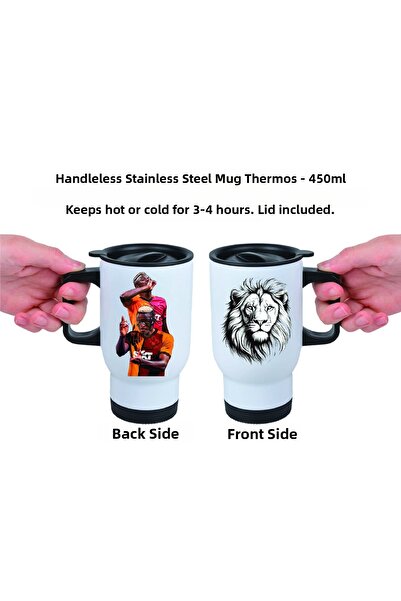 DKDZ SHOP Steel Cup Thermos with Handle - 450Mlt - Ossimhen-3