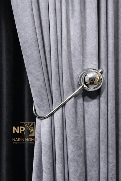 NP Narin Home Set de broșe de tavan A-Gri Hayal, culoare gri