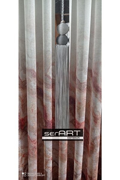 serART Curtain Pendant Romantic Cherry Ball Tasseled Silver