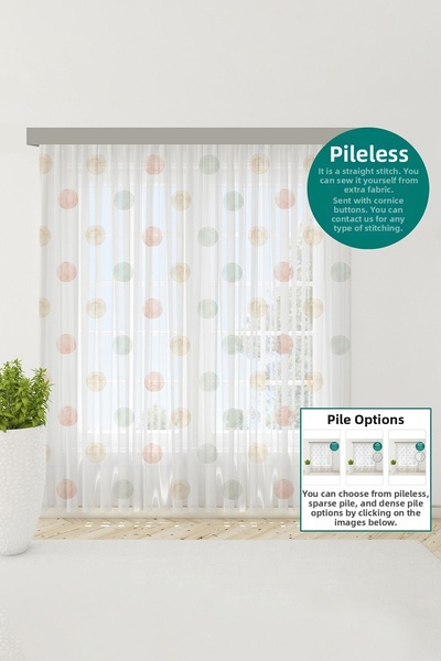 Bebemotto ستارة تول ناعمة منقطة لغرفة الأطفال والرضع