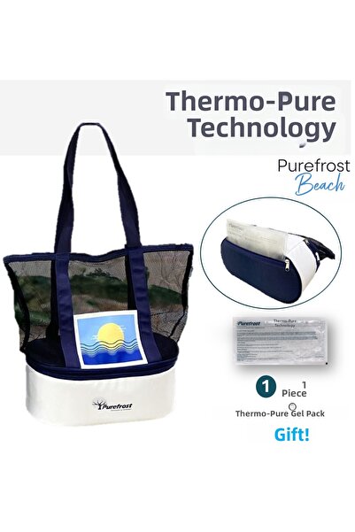 PUREFROST PF12 - حقيبة شاطئ مبرد حراري غير كهربائية بدون ثلج / قطعة واحدة من ...