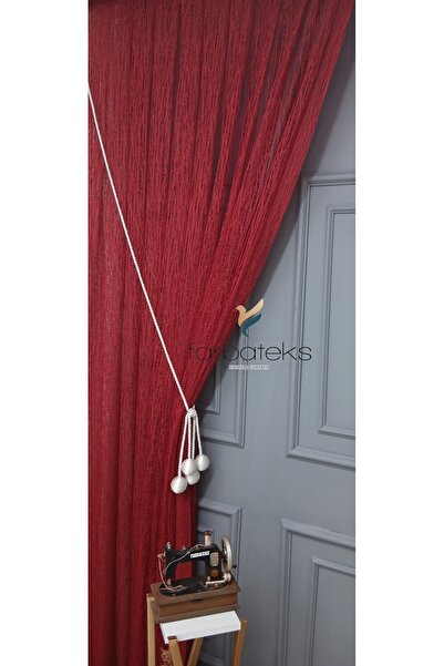 farbateks Tul plisat în cu două rânduri de nasturi straturi K, cu broderie cu...