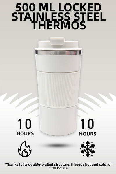 İkon store 500 ml White Thermos