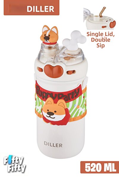 Vagonlife ترمس 520 مل بغطاء واحد للاستخدام المزدوج男孩