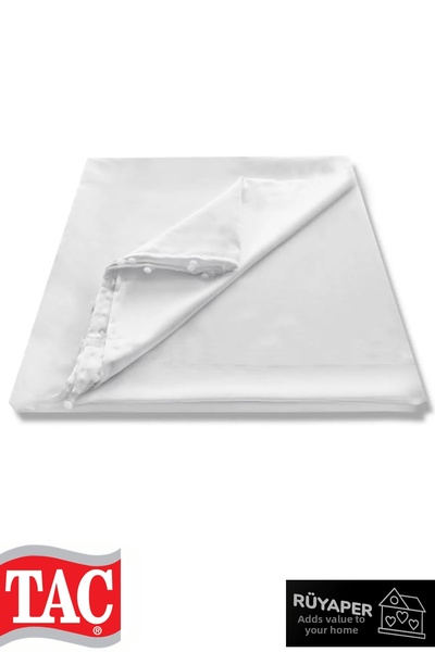 Taç Сенник от бял сатен Rüyaper