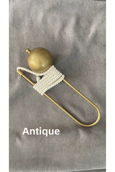 Helezoni Metal Curtain Rod Accessory Attached to the Cornice 1 Piece (Easy In...