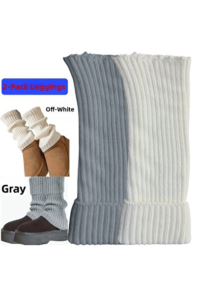 EMKA GİYİM 100% акрилен първокласен плетен гетър за крака