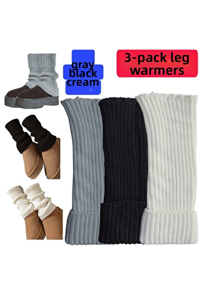 EMKA GİYİM 100% акрилен първокласен плетен гетър за крака