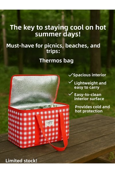 sebura Cold Keeping Bag Cold Holder Camping, Beach Thermos Bag 25 Liters
