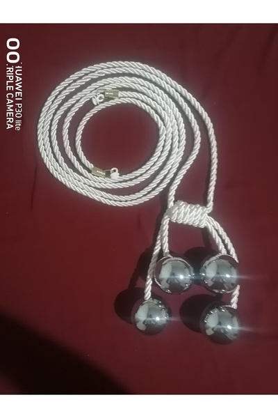 inga desing CORNISĂ DE LEGARE PERDELE 4 BUCĂ 3 MT BRAÇOL CREAM [1BUC]