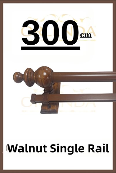 Orlenda Single Rail Rustic Curtain Strap 300cm