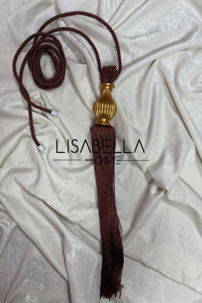 LisabellaHome Завеса за завеси, завеса за завеси, държач за завеси и плочки з...