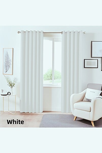 MebelPort Curtain Cortina opace cu ochiuri de fixare în formă de aripă simplă