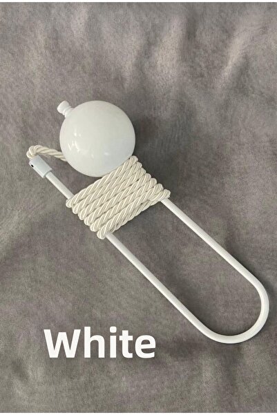 MGEStore Στήριγμα κουρτινών Renso Αξεσουάρ κρεμάστρας κουρτινών με πόμολο 1 τ...