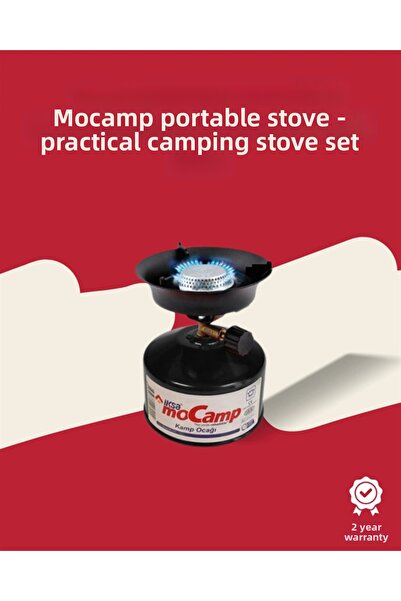 Epilons Sobă portabilă de camping cu durabilitate excepțională și design prof...