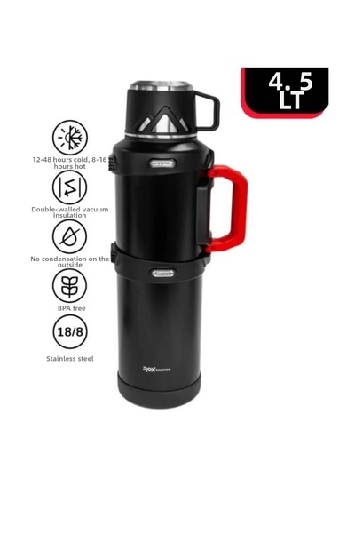 selim uyar kamp metal ترمس تخييم روكس سعة 4.5 لتر