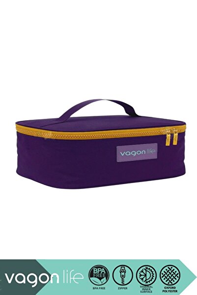 Vagonlife Geantă termoizolantă pentru prânz, cu dimensiuni de 27,5x20x9 cm și...