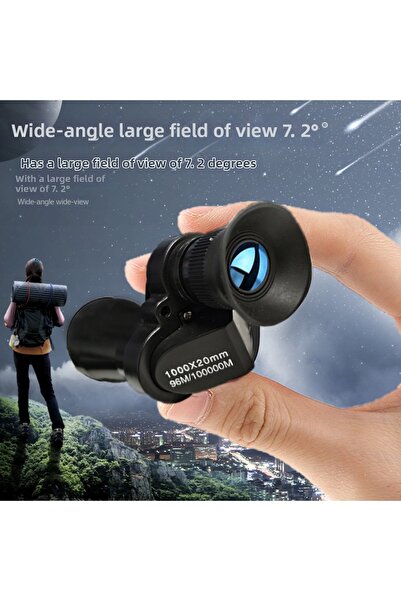 Choice تلسكوب أحادي العين محمول عالي الدقة مع تكبير عالي، للصيد والتخييم، م
