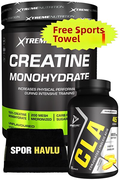 Xtreme Nutrition كرياتين 300 جرام + كبسولات سي إل إيه 90 + هدية منشفة رياضية ...
