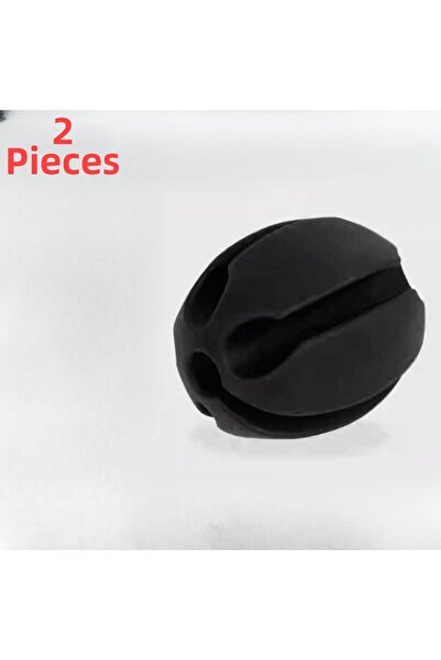 Choice مشبك تثبيت كرة قضيب الصيد الأسود - قطعتان - حامل قضيب الصيد - جهاز تخز...