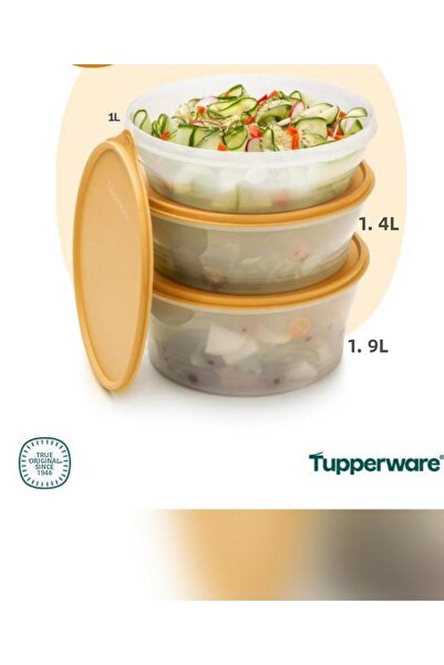 Tupperware مجموعة كلاسيكية من 3 قطع