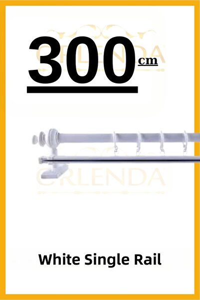 Orlenda Single Rail Rustic Curtain Strap 300cm