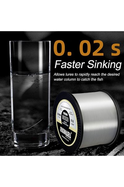 RIKIMARU 274 Meters 0.40 Mm Fluorocarbon Coating, invisible, ghost Line