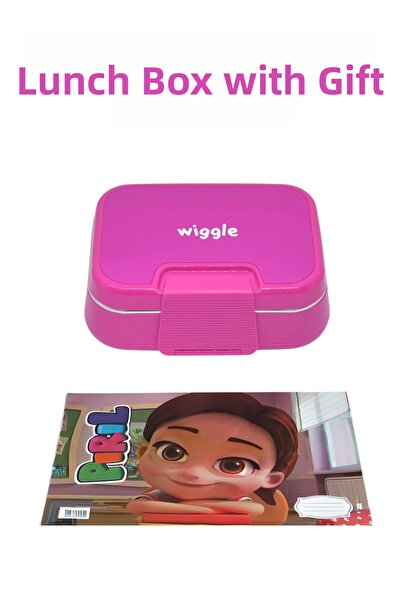 WİGGLE 1030ml Lunchbox New Single Layer 2 Compartment Stainless Steel Lunch B...