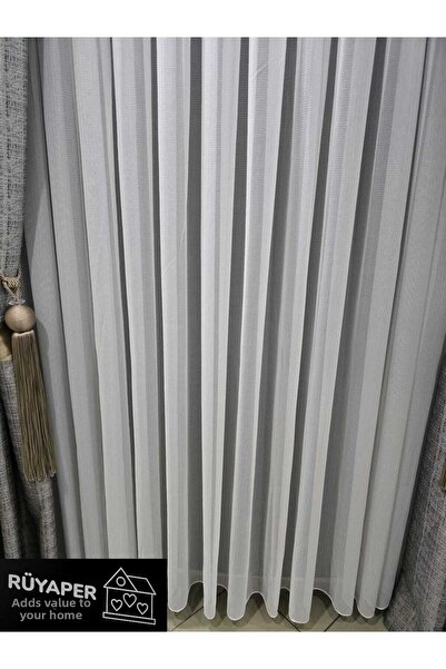 RÜYAPER Seria italiană de sezon nou, perdea din tul cu crestat de pește, potr...