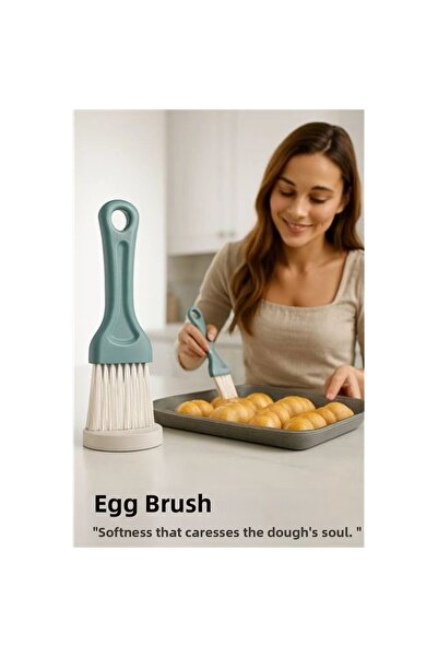 shopwave فرشاة البيض 14 سم، فرشاة تزيين المطبخ، فرشاة الصلصة، فرشاة عجين المع...