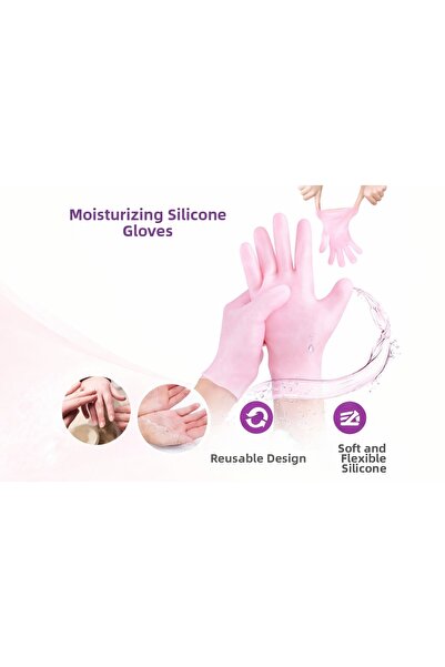 ÇARŞI HANEM Silicone Care Glove Moisturizing And Anti-cracking Gel Hand Scrub...