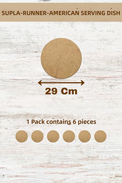 lexi Supla American Service Runner Mdf 3 mm Thickness 50 Size Options (1-50 cm)