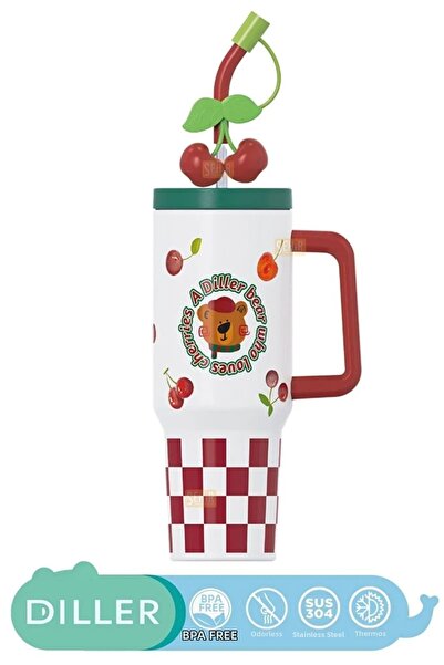 DILLER ترمس ستيل ستانلس كرز 1200 مل D9221