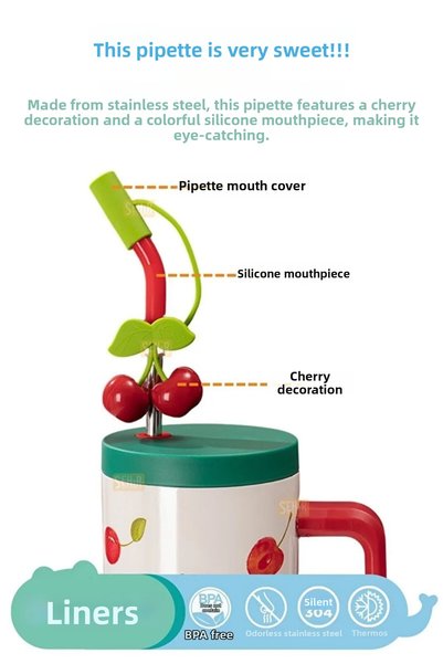 DILLER Steel Thermos Stainless Cherry 1200 ml D9221