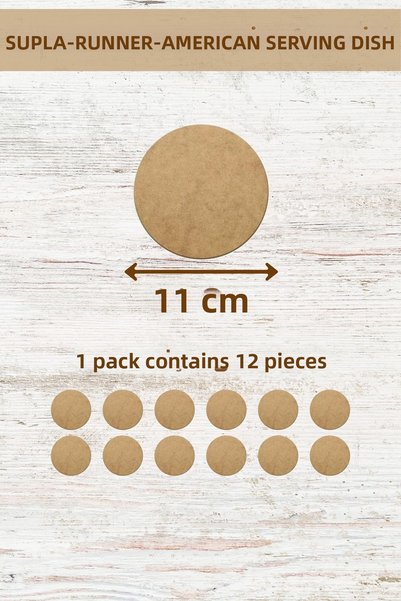 lexi Supla American Service Runner Mdf 3 mm Thickness 50 Size Options (1-50 cm)