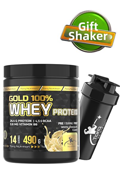 Torq Nutrition بروتين ويل الذهب بنكهة الشوكولاتة البيضاء - 490 جرام