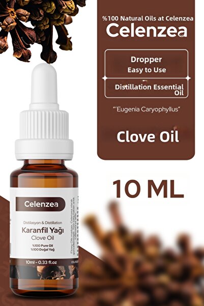 Celenzea Clove Essential Oil 100% Natural Distillation Oil, Oral Hygiene, Nai...