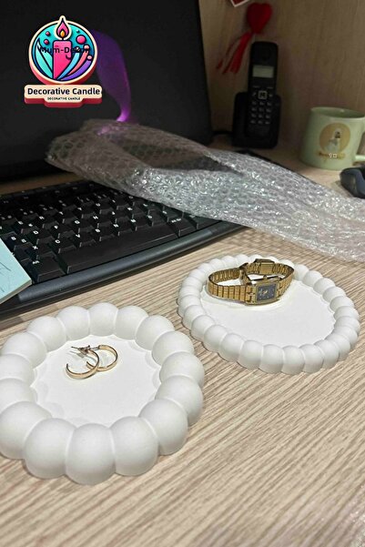 Bernami Pinterest Set de 2 Organizatoare decorative tip Bubble, Tavă pentru b...