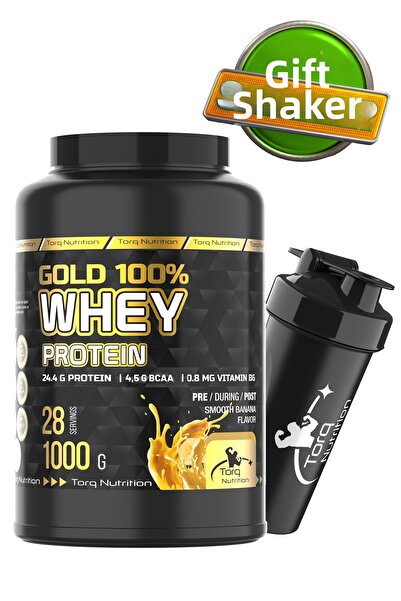 Torq Nutrition بروتين مصل اللبن الذهبي بنكهة الموز 1000 جرام