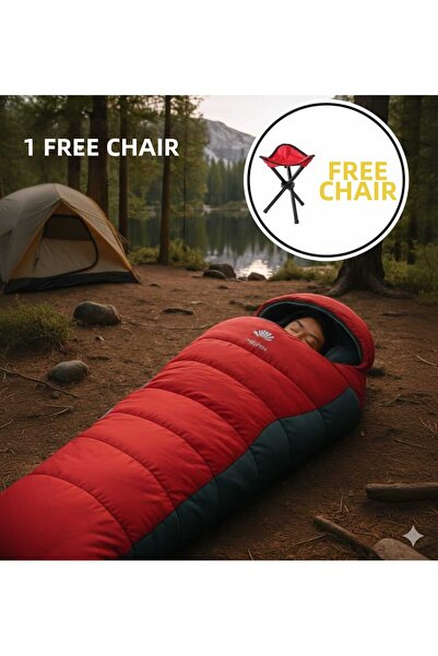 Goocamp أحمر -14.3 °   كيس نوم من نوع المومياء 220x80x55 سم