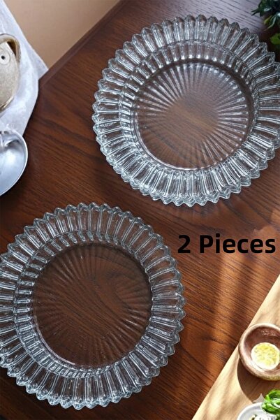 Home طفاية سجائر زجاجية مستديرة من الياقوت - طبق رماد 2 قطعة