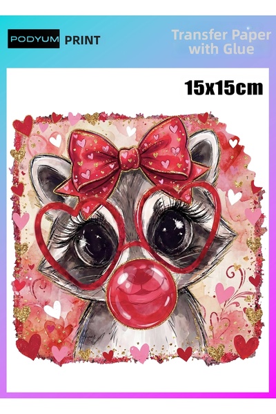 podyum baskı ورق طباعة DTF للنسيج يلتصق بالكي، ورق طباعة لطيف بتصميم حيوانات ...