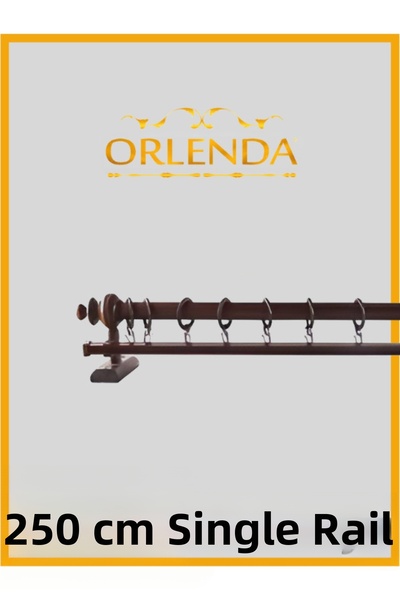 Orlenda Umeraș pentru perdea rustică din țeavă de aluminiu cu tăblie din lemn...