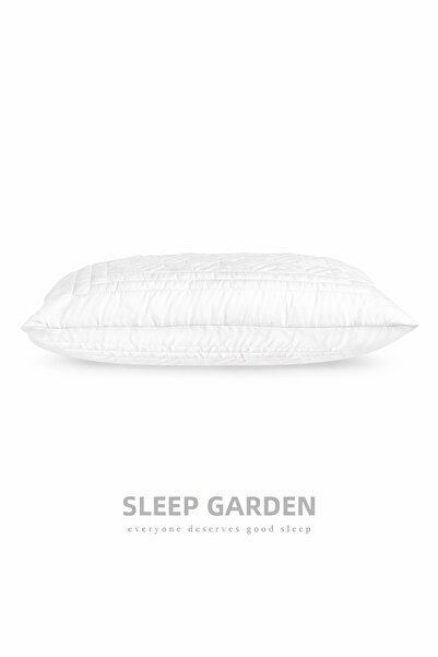 Sleep Garden Pernă de mătase cu husă din iută și in (50x70)