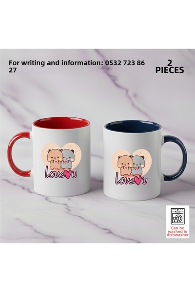 Ceymas Hediyelik 2-Piece Gift Set Dudububu Valentine's Day and Birthday Bubud...