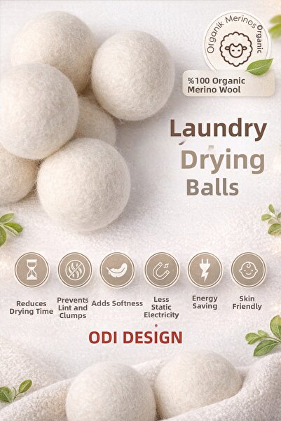 Odi Design ODI Minge de uscare a lânii, pachet de 3