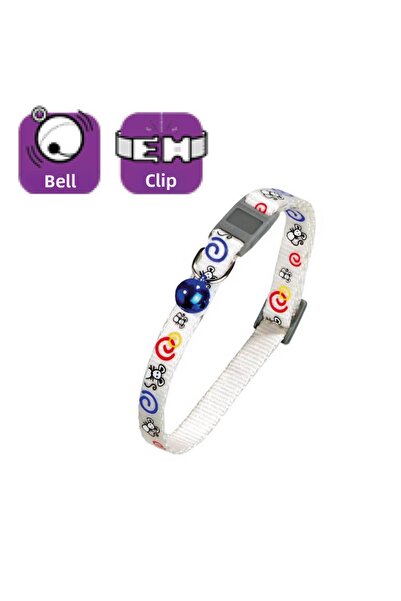 Karlie NRZSNT طوق الحيوانات الأليفة. (212305) 30 سم أبيض